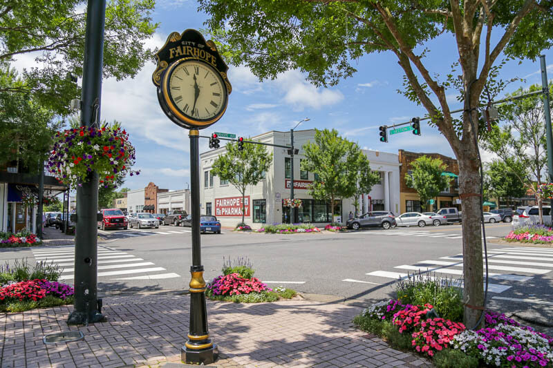 Downtown Fairhope intersection